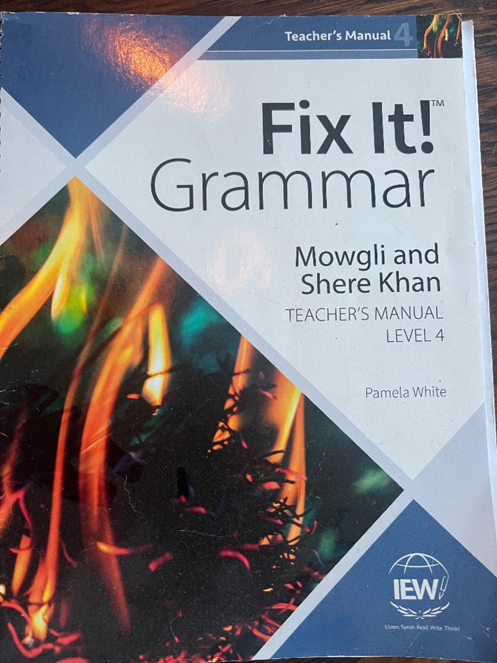 Fix It Grammar Level 4 Mowgli and Shere Khan *Teachers Manual